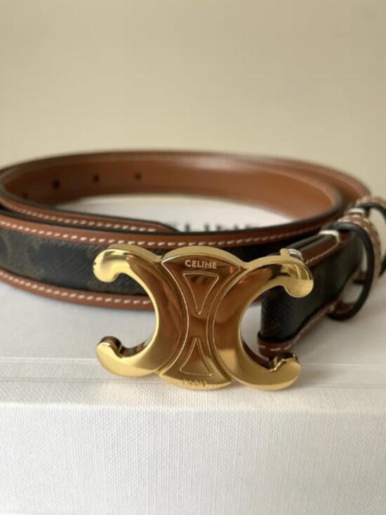 Celine Triomphe Belt 25mm 95cm main image 5